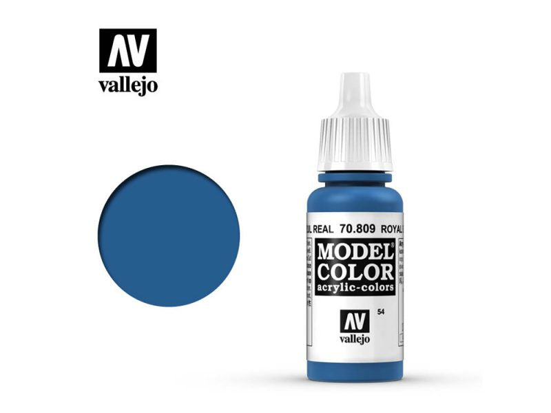 Vallejo Model Color Royal Blue Paint 17mL NIB
