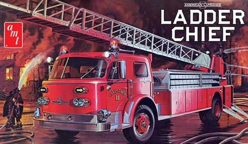 AMT AMT1204 American LaFrance Ladder Chief Fire Truck 1/25 Plastic Model Kit NIB