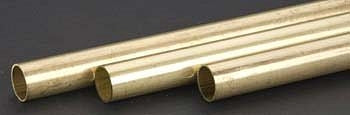 K&S Precision Metals #9219 Round Brass Tube 0.029" x 9/16" x 3' NIB